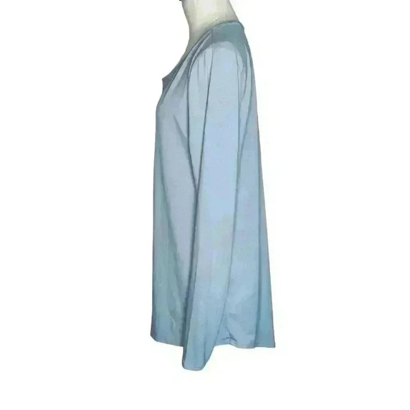 Athleta Blue Essence Semi Fit Long Sleeve Top Women’s Small - Picture 3 of 8